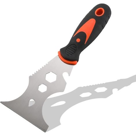 [NEVER USED] 15-in-1 stainless steel spatula-scraper, versatile knife-spatula for every scene