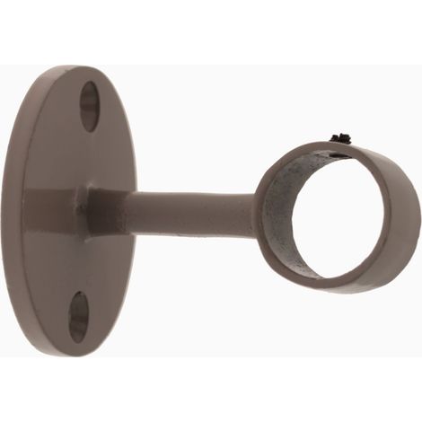 1 Support Tête de Lit - Taupe - 5CM - Diamètre 20 (1/2)