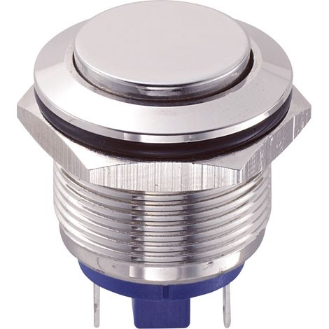 TRU COMPONENTS 701941 GQ19H-10/J/N Vandalismusgeschützter Drucktaster 48 V/DC 2 A 1 x Aus/(Ein) tast