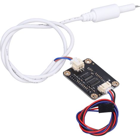 Leitfähigkeitssensor auf Leiterplattenbasis, Modul zur Überwachung der Flüssigkeitsqualität mit wasserdichter Sonde (IP68), für Hydroponik und Aquaponik, Messung von TDS und Salzgehalt. (1/5)