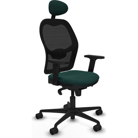 Bürostuhl piqueras y crespo Jorquera schwarz Netz Kunstleder (1/2)