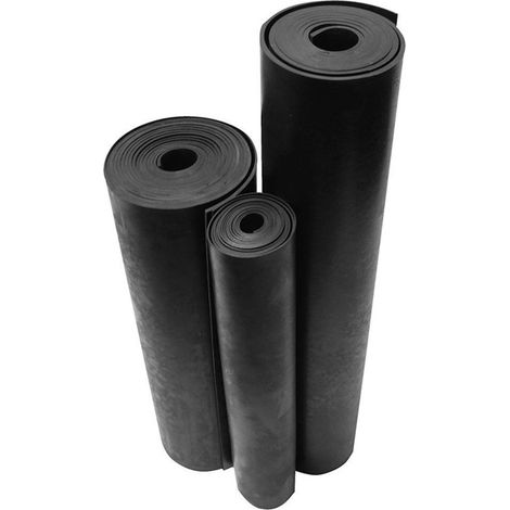 Rollos de Plancha de Goma Lisa 1 metro de Ancho SBR (1/2)