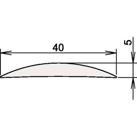 Arbre en aluminium ATHMER 090 3-111 Longueur 1090 mm Largeur 40 mm ( 3327023101 ) (1/3)