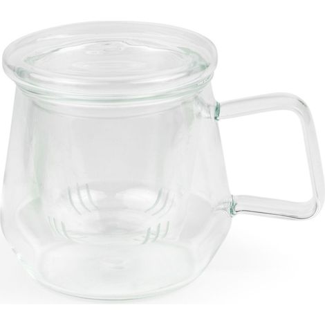 Livorno - Théière individuelle en verre transparent