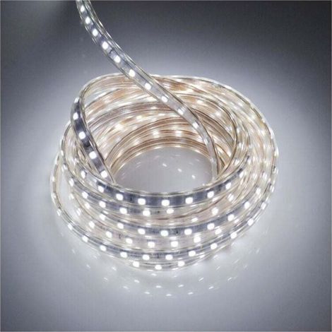 Ruban LED 2 Metres avec Interrupteur IP65 étanche Bande LED, 220V Bandeau LED, Blanc Froid (1/4)