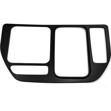 Pour Stepwgn Spada / 2022 2023 Voiture Autocollant de panneau de commande central noir Modification intérieure-- (1/5)