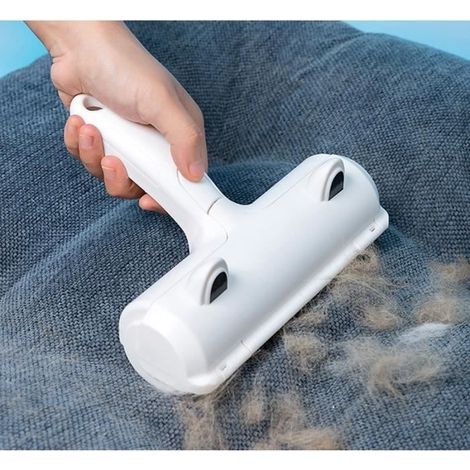 Brosse anti-poils d'animaux, brosse à rouleau pour chiens et chats, autonettoyante, ramasse et enlève les poils, brosse pour le nettoyage des canapés-AquaForge