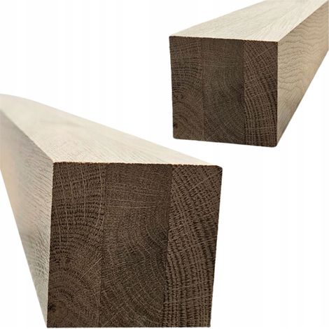 Bois de charpente - Chêne - 6 x 6 x 100 cm - Couleur naturelle - Robuste et esthétique