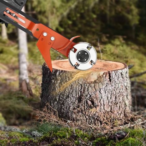 YISSALE - Accessoire Scierie pour Tronçonneuse, Écorceuse à Bois à Courroie, Outil de Débarbage, Kit Sculpture DIY, Coupe Réglable, BY-73, Aluminium Acier (1/5)