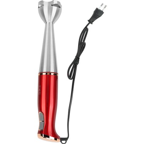 Mixeur plongeant électrique 400 W, mini mixeur filaire avec lame en acier inoxydable pour fruits, purées pour bébé et soupes, prise UE 220 V (1/5)