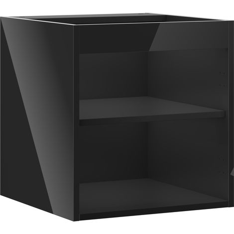 Mexen Box-A cuerpo del mueble bajo lavabo 45 cm, negro brillo - 91AX1-0450-470-1-70 (1/3)