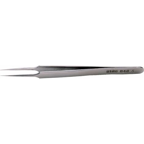 PINZETTA A MOLLA CON PUNTE FINISSIME ACCIAIO INOX 040/5 110 MM