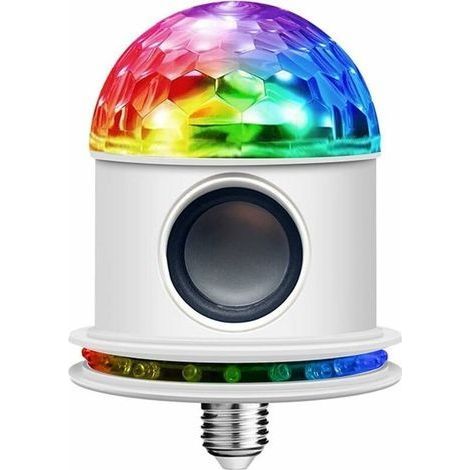 Smart LED musique ampoule, E27 Haut-parleur Bluetooth RGB à ampoule De Couleur Avec Changement Télécommande Audio Ampoule LED RGB musique sans fil à jouer Président Ampoule variable Intensité (A) [Cla