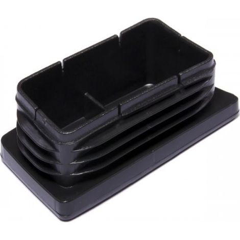BRINOX b75935N-Embout intérieur rectangulaire 40x 80mm couleur Noir