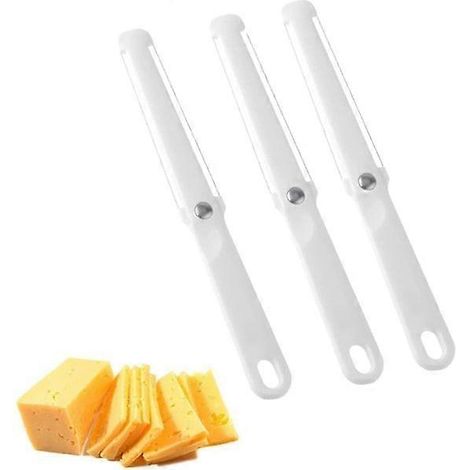 taglierine per formaggio, taglierina per formaggio a blocchi, affettatrice per formaggio, utensili da cucina, taglia formaggio a filo con manico morbido per affettare il burro e il formaggio (1/5)
