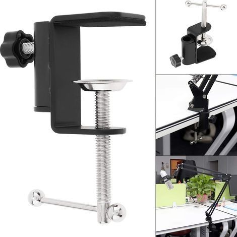 C-Klemmen, Standard-C-Klemmen-Befestigungszubehör – Extrem robuste C-Klemme für Schreibtisch, Bürotisch, Monitorhalterung und Arbeitsplatz (1/4)