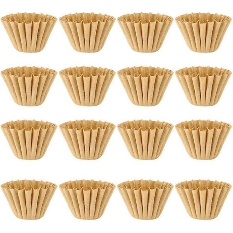 50 filtres à café en forme de galette, pour la filtration manuelle du café filtre (1 à 2 tasses) à la maison.-4.5x6cm (1/3)