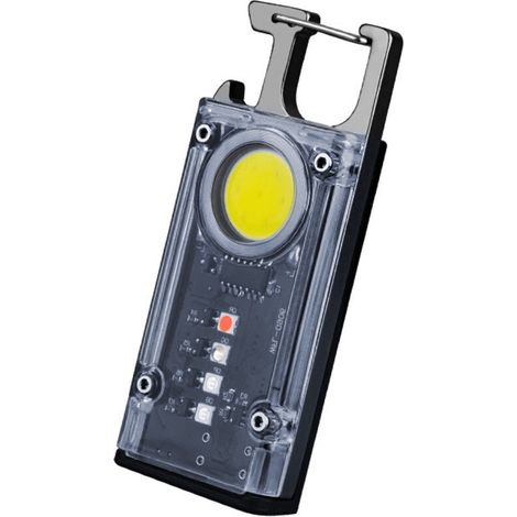 Mini Lampe de Poche LED, Lampe de Poche Porte - Clés 5000 Lumens avec Lampe UV, 8 modes, Base Magnétique, Étanche IP65, pour le Camping en Plein Air (1/5)