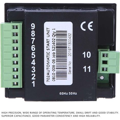 DSE702AS Module Régulateur Groupe Électrogène Électronique Démarrage Manuel Tableau de Bord Afficheur LCD (1/5)