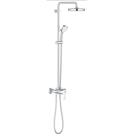 Colonne de Douche avec Mitigeur Mécanique Systems 210 26224001, Chrome (Import Allemagne) (1/5)