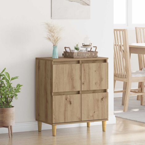 vidaXL  Sideboard  Artisan Oak 60 x 35 x 70 cm Engineered Wood
