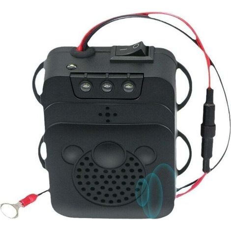 Répulsif Ultrason pour Voiture, Électronique Dissuasion Répulsif Anti-Fouine de Rat avec Lampes Stroboscopiques à Del pour Voiture, Grange, Cuisine- Crezuo (1/4)
