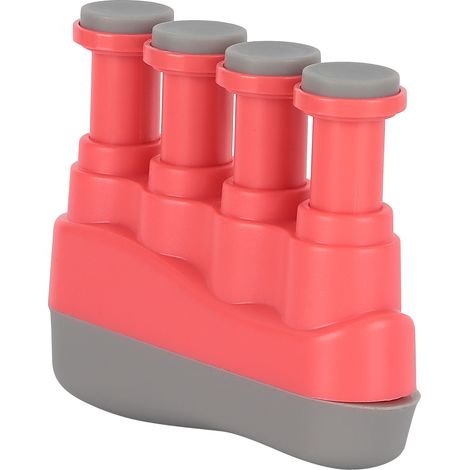 Poignée de musculation en silicone rose pour doigts, exerceur de préhension ergonomique pour guitare, entraîneur de force et grip, rééducation des mains, 1 pièce (1/5)