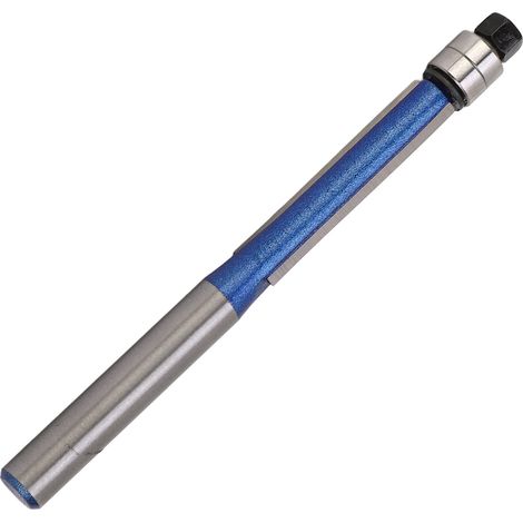 Vollhartmetall-Bündigfräser mit Doppellager, für gerade Holzschnitte, 1/4"-Schaft (1/5)