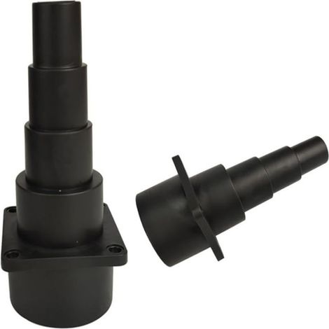 Adaptateur aspirateur atelier, compatible eau/poussière et outils électriques (2,5-6,3 cm, 1 pièce) (1/5)