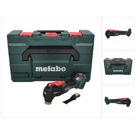 Outil multifonctions 18V – Moteur Brushless – Système Metabo Quick – Pour coupes, ponçages et raclages – Coffret metaBOX