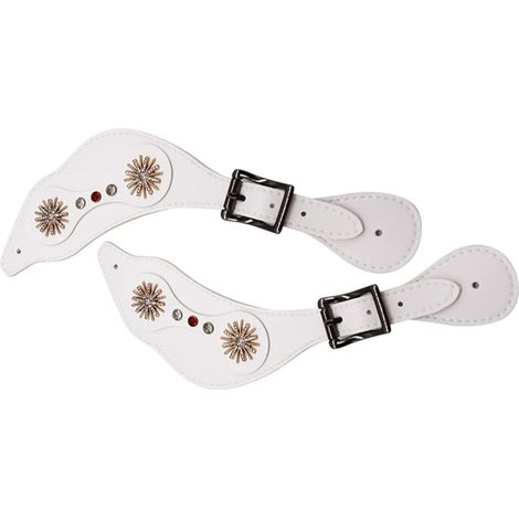 Sangle vintage avec boucles réglables en cuir PU pour bottes de cheval cavaliers en cuir PU bonne sangle (1/5)