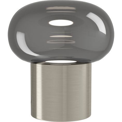 Eglo Tischleuchte Bravino GU10 Ø 15 cm nickel/chrom Lampen (1/3)