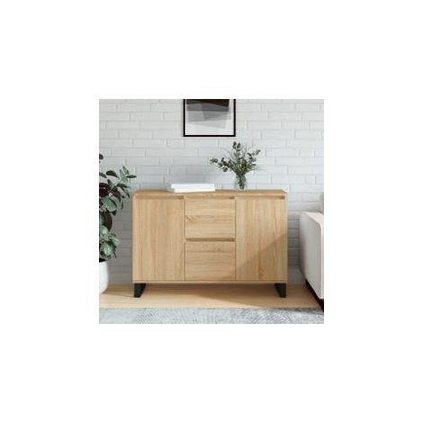 Buffet chêne sonoma 104x35x70 bois d'ingénierie (1/5)