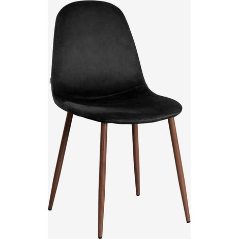 SKLUM Pack mit 2 Glamm Esszimmerstühlen Dunkles Holz (1/5)