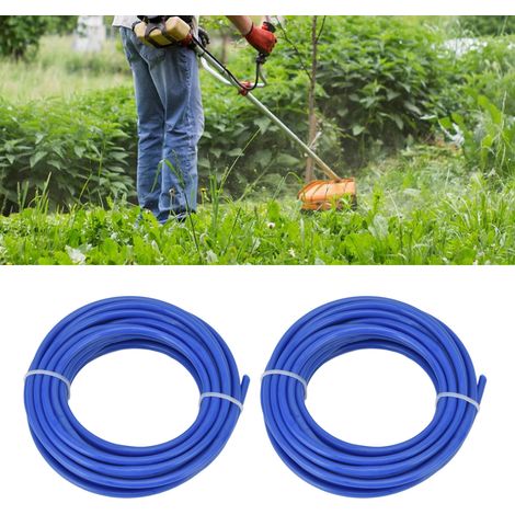 Packung mit 2 Husqvarna Trimmerfadenspulen, 4 mm Durchmesser, blau, 5 Meter. (1/5)