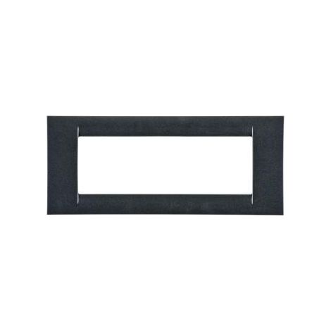 PLAQUE 6 POS.ARDOISE METALLISE SYS.VIRNA GEWISS GW22296