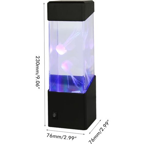 Quallen-Aquarium mit Farbwechsel-Simulation, LED-Quallen-Aquarium-Heimdekoration (1/5)