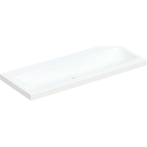 Geberit iCon Light lavabo, 120 cm x 48 cm, sin agujero para