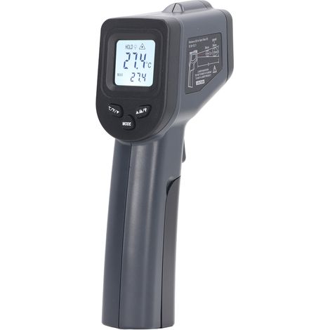 Termometro a infrarossi con display digitale per uso culinario/industriale, portatile