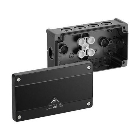 Caja de derivación Spelsberg plástico negro 87x152x52 mm
