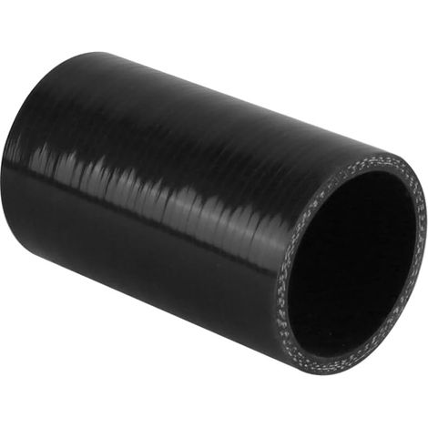 Tuyau de radiateur universel en silicone à 4 plis haute performance pour turbocompresseur de voiture de 50 mm, tube de refroidissement intermédiaire, noir (1/5)