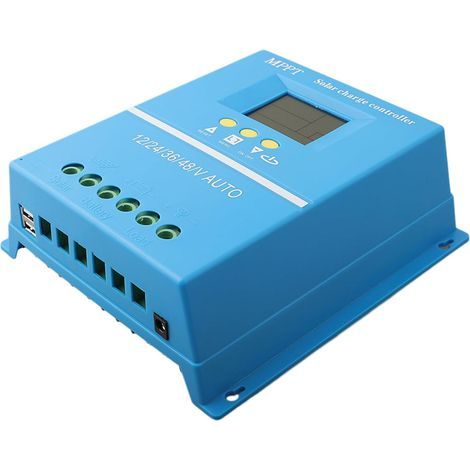 Auto Solar Panel Chargers Regulator 100A MPPT Charging Controller with LCD Display Efficient Charging MPPT Charge Controller with LCD Display (1/5)