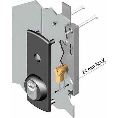 Protettore per Basculanti e Serrande Disec DN130, Misura 39x139 mm, Colore Nero