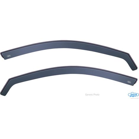 Set deflettori aria anteriori ad incastro, tipo lungo - compatibile per Toyota Proace City Long (05/2012/23)  - Toyota Proace City Short (05/2012/23)
