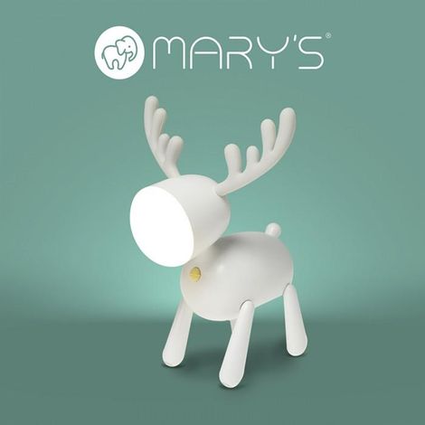 Lampada notte LED cervo dimmerabile bianca Mary's MW20535 (1/3)