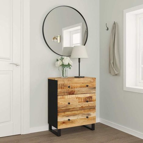Beyamis Buffet 60 x 33 x 75 cm en bois de manguier massif (1/5)