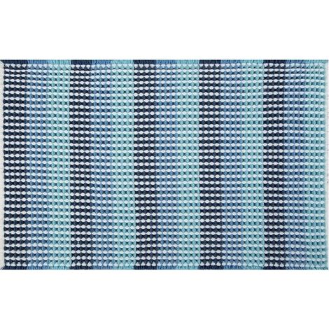 Tapis de bain Polyester CONE 50x80cm Bleu Spirella (1/2)