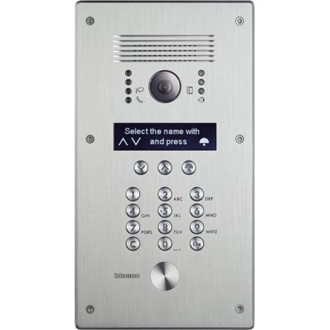 Gegensprechanlage bticino linea 300 Edelstahl Laufende Namensschild
