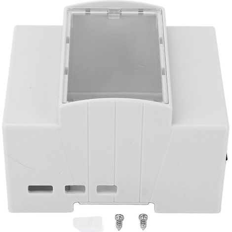 Boîtier d'alimentation pour instrument électronique sur rail DIN en ABS pour dissipateur thermique Pi 5B
