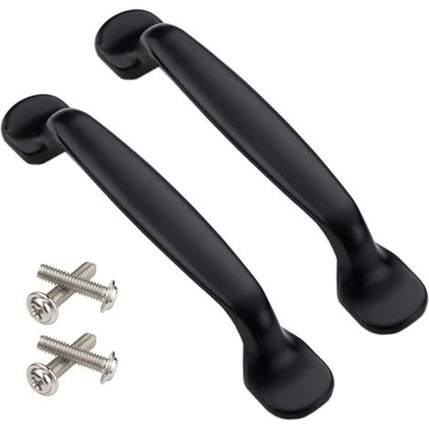 ZOLGINAH 2x 96mm Schwarzer Küchenschranktürgriff Schlafzimmermöbel Schublade Schrank (1/5)
